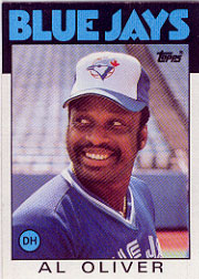 1986 Topps Baseball Cards      775     Al Oliver